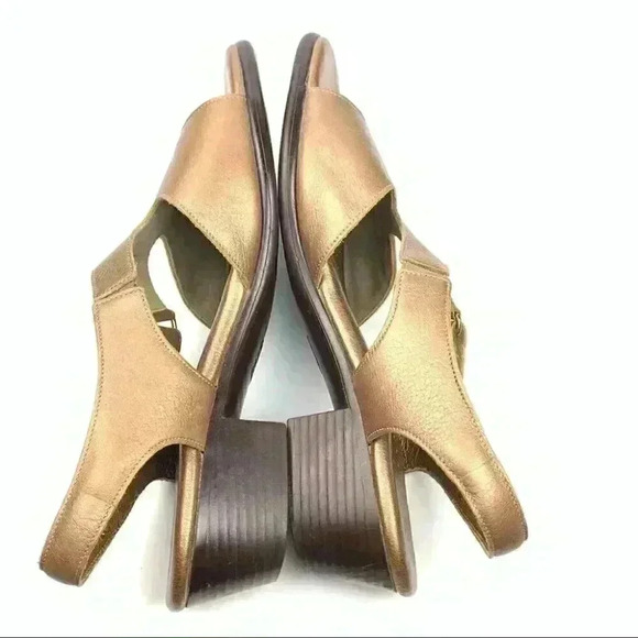 SAS sandals size 8.5 bronze leather stick strap walking comfort orthopedic - Picture 6 of 12